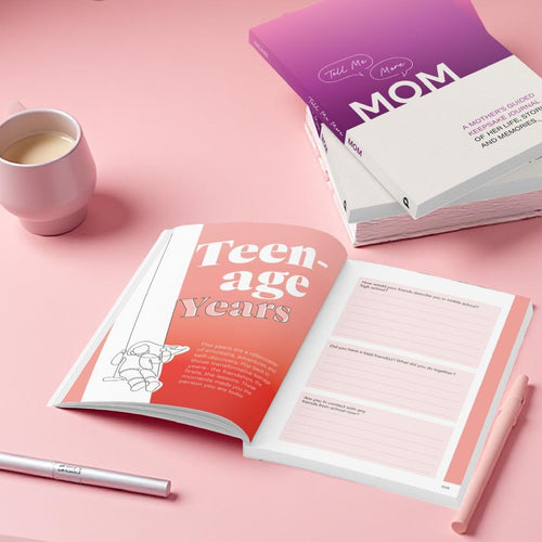 TELL ME MOM: A Mother's Guided Keepsake Journal of Her Life, Stories and Memories