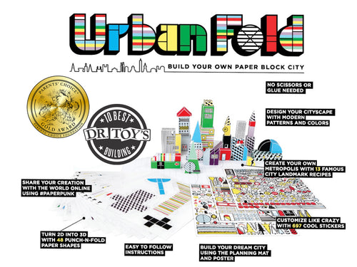 URBANFOLD: Build Your Own Paper Block City Special Edition